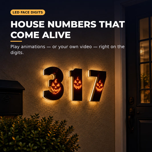 PIXELNUM Smart LED House Number
