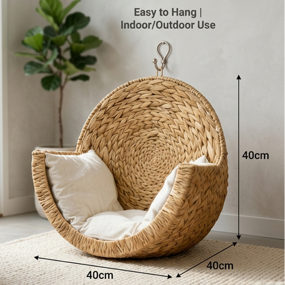 Luno — Handwoven Cat Bed Cave