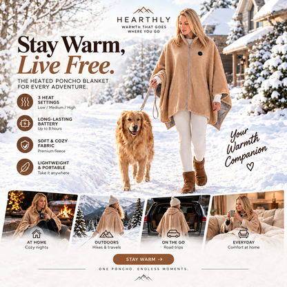 Heated Poncho Blanket