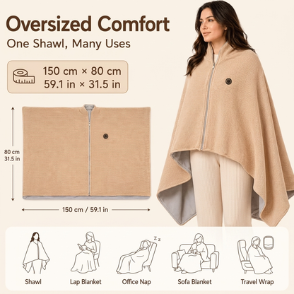 Heated Poncho Blanket